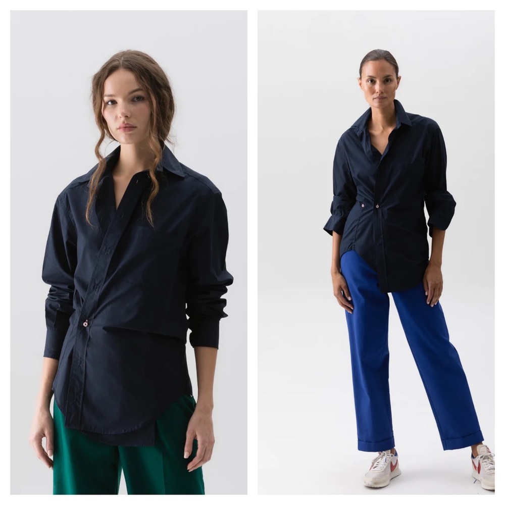 WEARCISCO The MEN'S, Navy Blue Paper Cotton